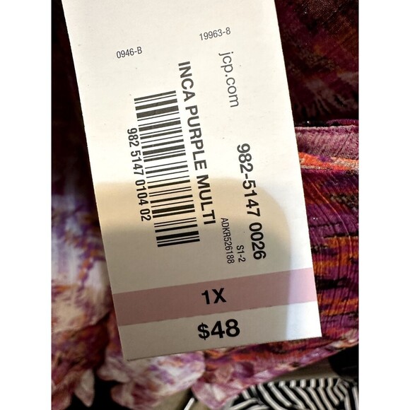 Ana Womans Layered Top Size XL Boho Western Aztec Beachy Hippie Festival Y2K - Picture 5 of 13